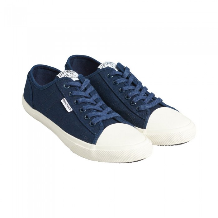 [해외]슈퍼드라이 Vegan Low Pro Classic 운동화 139530920 Navy