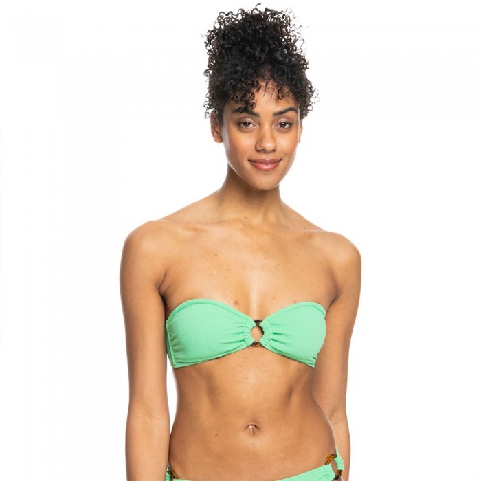 [해외]록시 비키니 탑 Color Jam Sd Bandeau 139533799 Absinthe Green