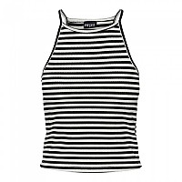 [해외]PIECES Ostina BC 민소매 티셔츠 139740401 Bright White / Stripes Black