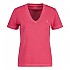 [해외]간트 Sunfaded 반팔 V넥 티셔츠 139689866 Magenta Pink