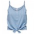 [해외]ONLY Lecey 민소매 티셔츠 139757181 Cloud Dancer / Stripes Medium Blue