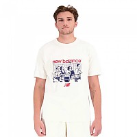 [해외]뉴발란스 Athletics Remastered Graphic Cotton 반팔 티셔츠 139471619 Greige 1