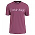 [해외]캘빈클라인 Cotton Front Logo 반팔 티셔츠 139605117 Pale Fuchsia