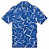 [해외]안토니모라토 레귤러 핏 코튼 앤 비스코스 포플린 얼룩 프린트 반소매 셔츠 Over 139607654 Bluette