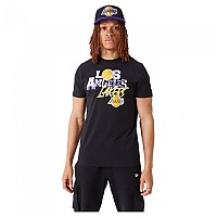 [해외]뉴에라 Los Angeles Lakers Nba Infill Graphic 반팔 티셔츠 139609626 Black / True Purple