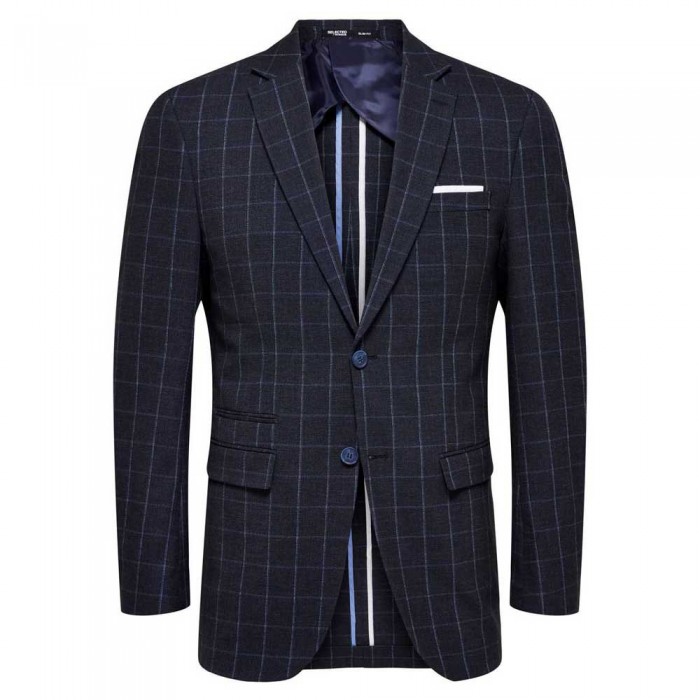 [해외]SELECTED Oasis Slim Fit 블레이저 139746048 Navy Blazer / Checks