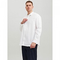 [해외]잭앤존스 Blacardiff Plus Size 긴팔 셔츠 139748652 White / Fit Loose Fit