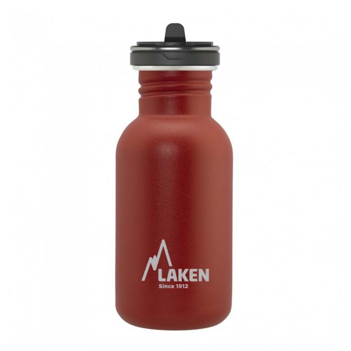 [해외]LAKEN 스테인리스 스틸 기본 유량 병 500ml 4139750594 Red