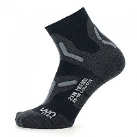 [해외]UYN Trekking 2IN Merino Low Cut Short Socks 4139715753 Black / Grey