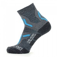 [해외]UYN Trekking 2IN Merino Low Cut Short Socks 4139715756 Mid Grey / Turquoise