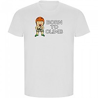 [해외]KRUSKIS Born To Climb ECO 반팔 티셔츠 4139684812 White