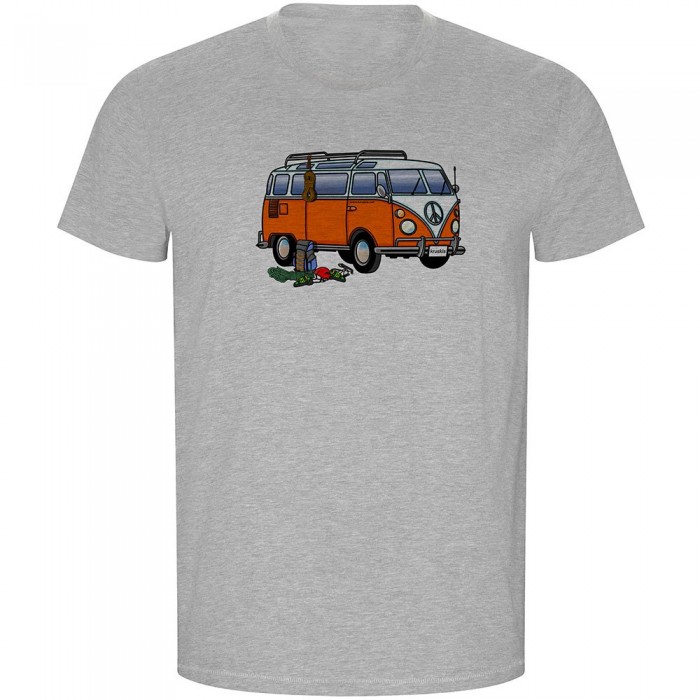 [해외]KRUSKIS Hippie Van Climbing ECO 반팔 티셔츠 4139685015 Heather Grey