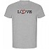 [해외]KRUSKIS Love ECO 반팔 티셔츠 4139685102 Heather Grey