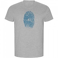 [해외]KRUSKIS Mountain Fingerprint ECO 반팔 티셔츠 4139685119 Heather Grey