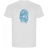 [해외]KRUSKIS Mountain Fingerprint ECO 반팔 티셔츠 4139685120 White