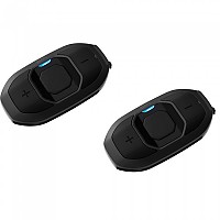 [해외]SENA SF1 Motorcycle Bluetooth Headset Dual Pack Intercom 9137704341 Black