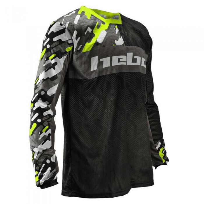 [해외]HEBO HE2183 긴팔 티셔츠 9139756762 Camo / Lime