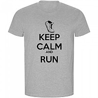 [해외]KRUSKIS Keep Calm And Run ECO 반팔 티셔츠 6139685077 Heather Grey