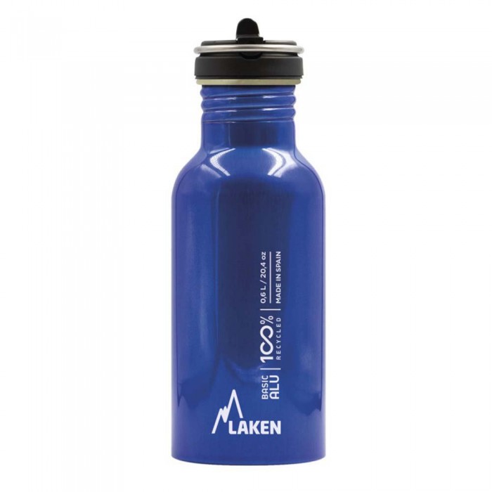 [해외]LAKEN 알루미늄 기본 모자 플로우 물병 600ml 3139750504 Blue