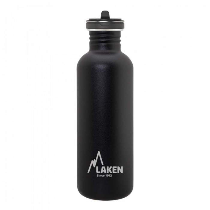 [해외]LAKEN 스테인리스 스틸 기본 플로우 병 1L 3139750574 Black