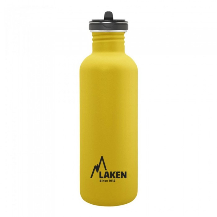 [해외]LAKEN 스테인리스 스틸 기본 유량 병 1L 3139750581 Yellow