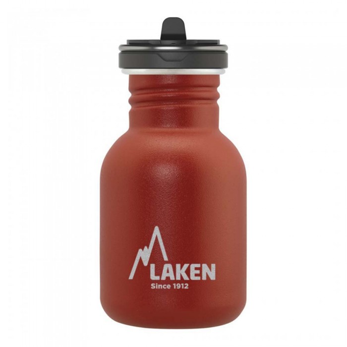 [해외]LAKEN 스테인리스 스틸 기본 유량 병 350ml 3139750586 Red