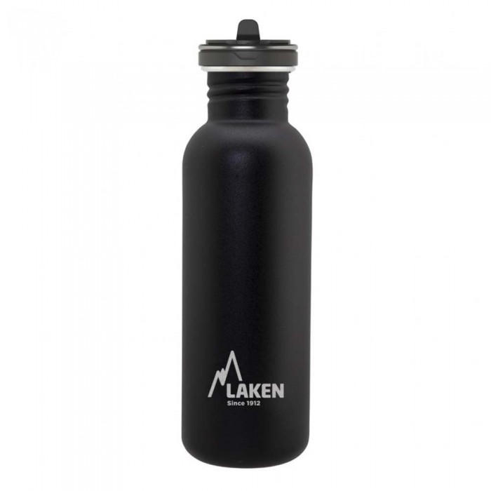 [해외]LAKEN 기본 스테인리스 스틸 플로우 병 750ml 3139750598 Black