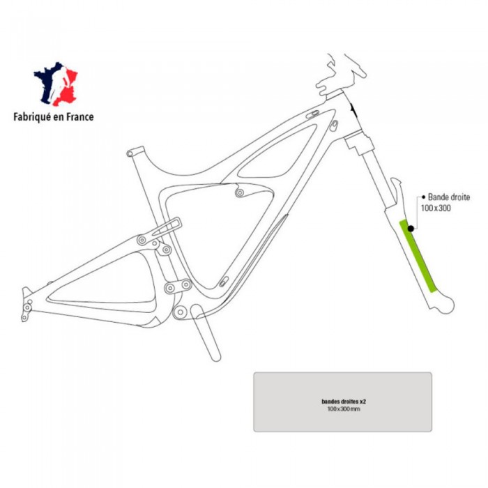 [해외]YTWO 프레임 보호 CoatUp VBR 2pcs 100x300 mm 300 Microns Brillant 2 조각 1139559042 Briliant Clear