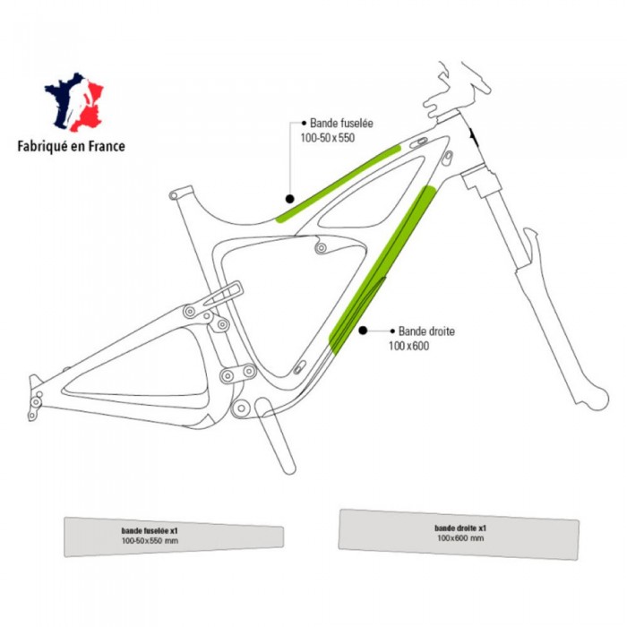 [해외]YTWO 프레임 보호 CoatUp VBR 300 Microns 2 조각 1139559045 Briliant Clear