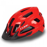 [해외]CUBE Steep MTB 헬멧 1139648358 Glossy Red / Red
