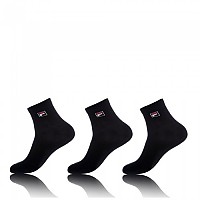 [해외]휠라 CSLOW93 Socks 3 Pairs 1139388620 Black