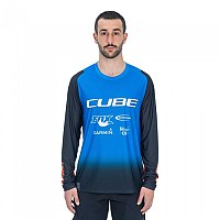 [해외]CUBE Vertex X Action 팀 긴팔 엔듀로 저지 1139597433 Black / Blue