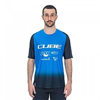 [해외]CUBE Vertex X Action 팀 반팔 엔듀로 저지 1139597434 Black / Blue