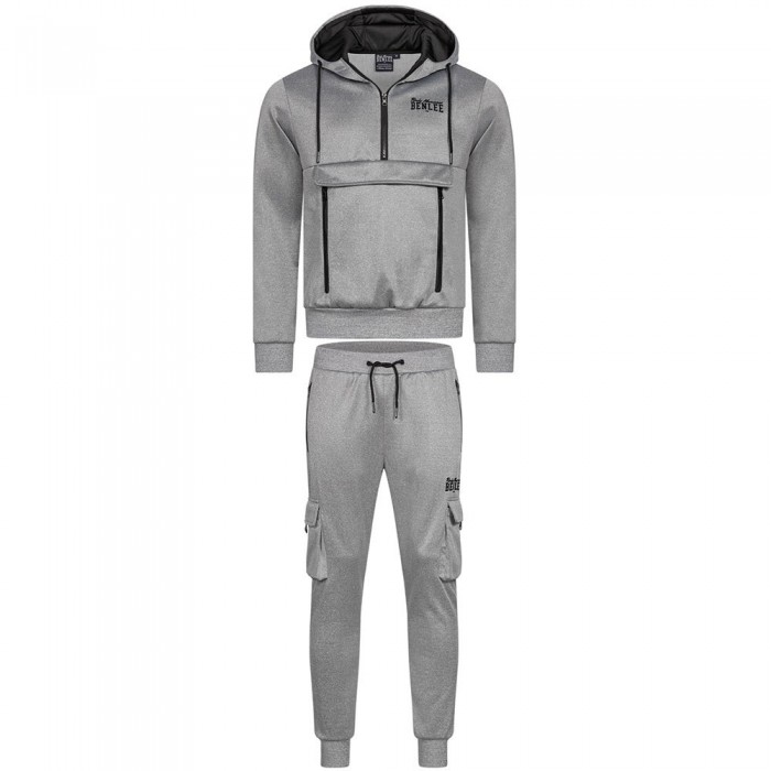 [해외]LONSDALE Moorpark 운동복 7139293722 Marl Grey / Black