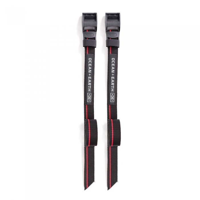 [해외]OCEAN & EARTH 가죽 끈 Tie Downs 16´0´´ 4.8m 14139758310 Black / Red