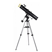 [해외]BRESSER Galaxy 114/900 Eq-Sky Smartphone Camera Adapter Telescope 4139102506 Black
