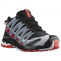 [해외]살로몬 XA Pro 3D V8 Goretex Trail Running Shoes 4138945521 Black / Fiery Red / Faded Denim
