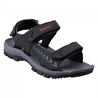 [해외]HI-TEC Lubiser Sandals 4139766719 Black / Dark Grey / Red
