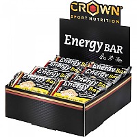 [해외]CROWN SPORT NUTRITION Banana White Chocolate Energy Bars Box 60g 12 Units 1139775807 Black / Yellow