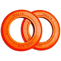 [해외]PRAXIS Kit Shimano Conv BB30/PF30 Seals 2 Units Spacer 1137097805 Orange