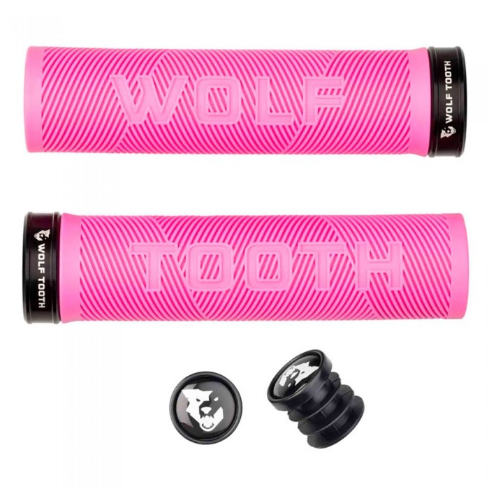 [해외]WOLF TOOTH Echo Lock On 핸들 그립 1139742293 Pink / Black