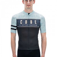 [해외]CUBE Blackline CMPT Short Sleeve Jersey 1139773649 Grey / Blue