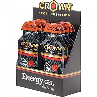 [해외]CROWN SPORT NUTRITION 에너지 젤 상자 Cola 40g 12 단위 4139775817 Black / Red