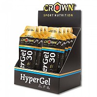 [해외]CROWN SPORT NUTRITION Hyper 30 Hydro Neutral Energy Gels Box 75g 10 Units 4139775834 Black / Gold