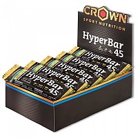 [해외]CROWN SPORT NUTRITION Hyper 45 Neutral Energy Bars Box 60g 10 Units 4139775838 Black / Gold