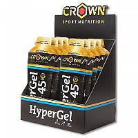 [해외]CROWN SPORT NUTRITION Hyper 45 Neutral Energy Gels Box 75g 10 Units 4139775842 Black / Gold