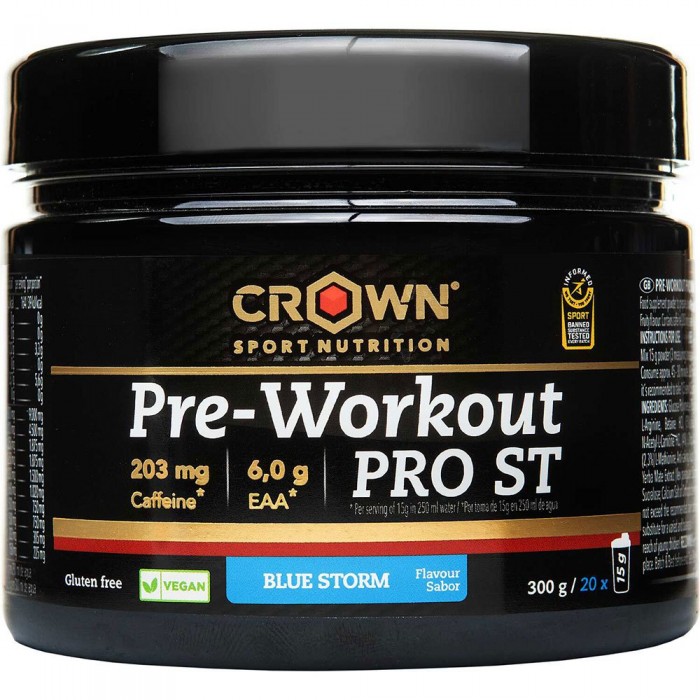 [해외]CROWN SPORT NUTRITION 드링크 파우더 PRO ST Blue Storm 300g 4139775857 Black