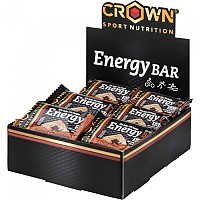 [해외]CROWN SPORT NUTRITION Salty Chocolate Energy Bars Box 60g 12 Units 4139775868 Black / Orange