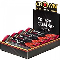 [해외]CROWN SPORT NUTRITION Strawberry Energy Bars Box 30g 12 Units 4139775875 Black / Red