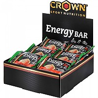 [해외]CROWN SPORT NUTRITION Strawberry Energy Bars Box 60g 12 Units 4139775876 Black / Red / Green